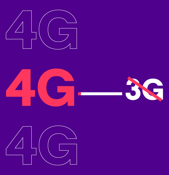 إغلاق شبكة الجيل الثالث 3G 