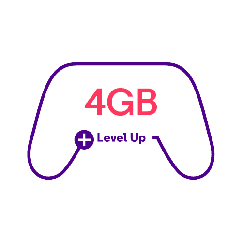 Level up 4GB